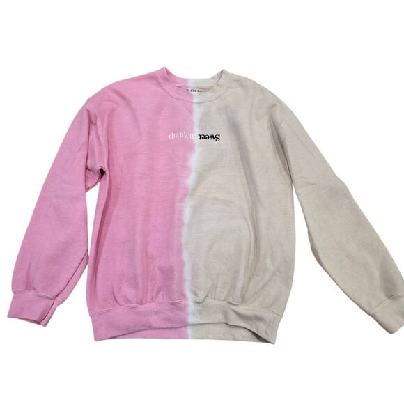 Ariana Grande Sweetner World Tour Sweatshirt Adults Medium Split Color Crew Neck - Picture 1 of 8